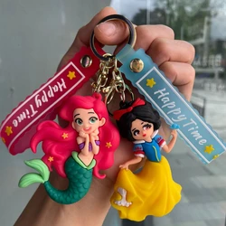 Anime Snow White Mermaid Keychain Cute Doll Car & Bag Pendant Halloween & Christmas Gifts Toys kids Birthday & Party Gifts