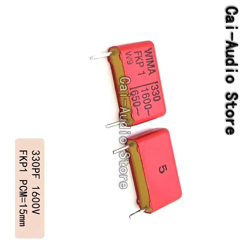 2PCS/5PCS/10PCS/Lot Brand NEW Germany WIMA FKP1 1600V 330PF 1600V331 Film Capacitor 1600v330pf 331 Pitch 15mm FKP1T003304B00JSSD