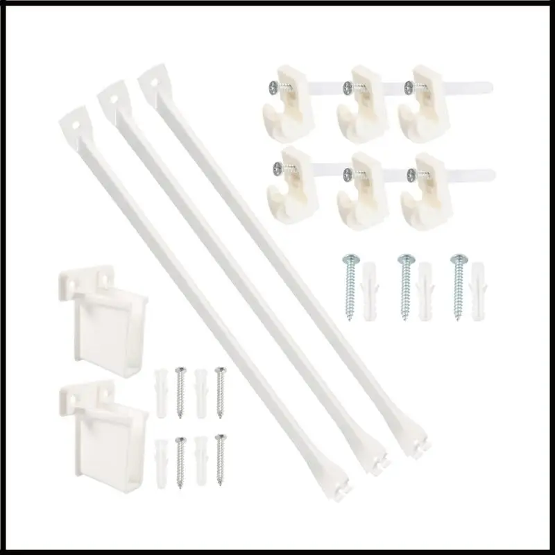 

17 -дюймовые металлические кронштейны для шкафа для RVS Организатор 100 фунтов нагрузку.