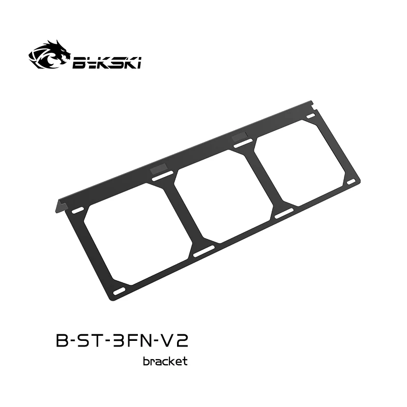 Bykski Water Cooling Radiator Metal Flat bracket / Size 120mm / use for 12cm-24cm-36cm Fan Radiator Bracket B-ST-3FN-V2