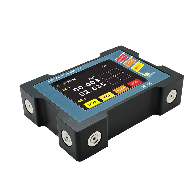 DMI820 digital inclinometer high-precision measurement mode switchable strong magnetic installation single and dual-axis angle l