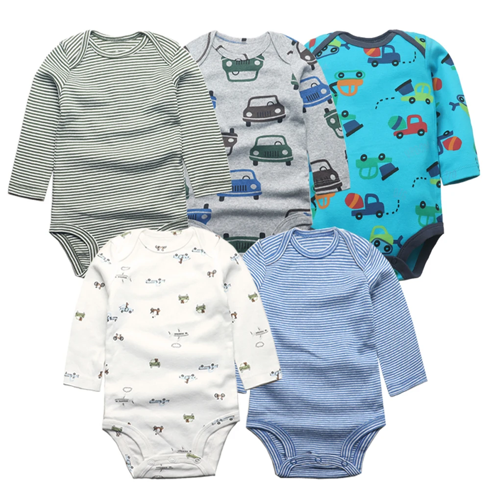 2023 Spring Autumn Baby Bodysuits Long Sleeve Baby Boy Girl Clothes 100% Cotton Bebe Jumpsuit Newborn Body Infant 0-24Month