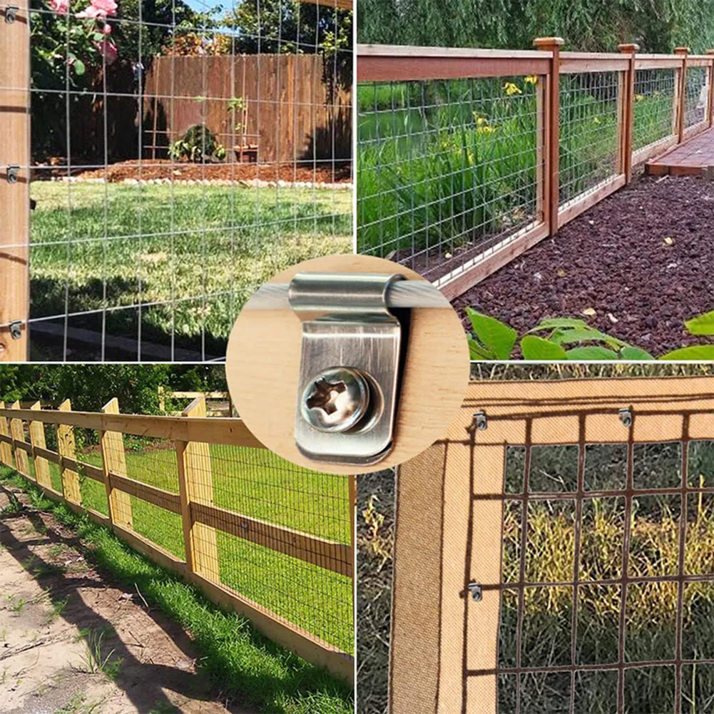 Clamp Fence Iron Wire Fence Clamp Dog Cages Sleek And Practical Design Fence Clips High Quality Stainless Steel