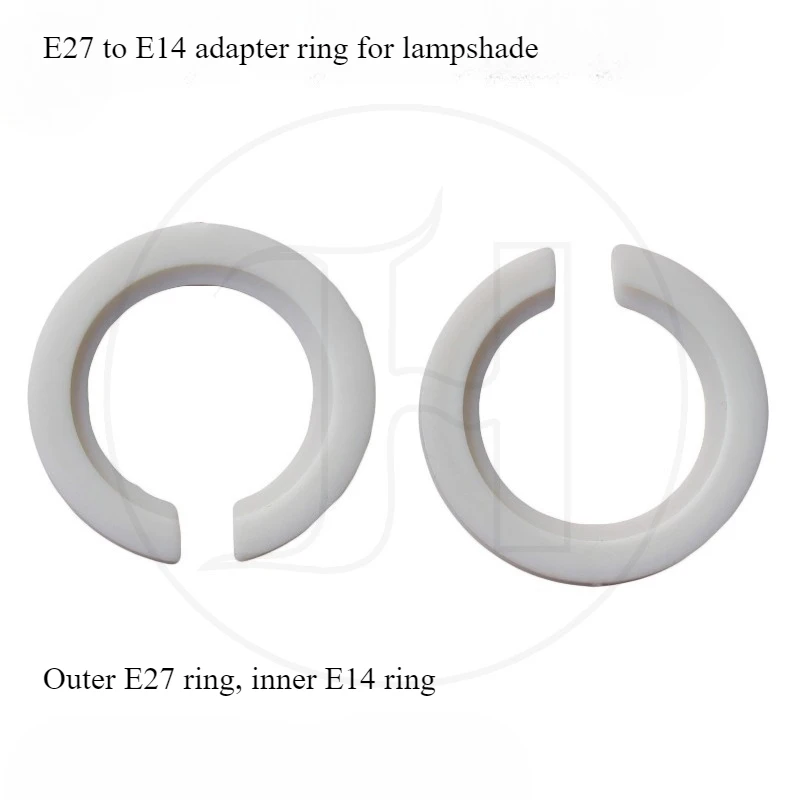 100pcs E27 To E14 Lamp holder Ring Conversion Washer Lampholder Conversion Ring