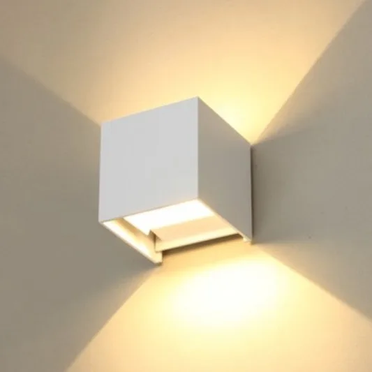 Outdoor wall washer lights outside indoor modern 10W LED Square Up and Down Lights Outdoor IP65 Wall Light