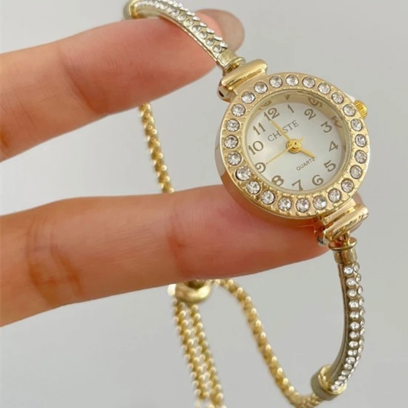 Woman Watches Top Brand Luxury Rhinestone Quartz Bracelet Watches Fashion Elegant Ladies Wristwatches Gift Reloj Para Mujer