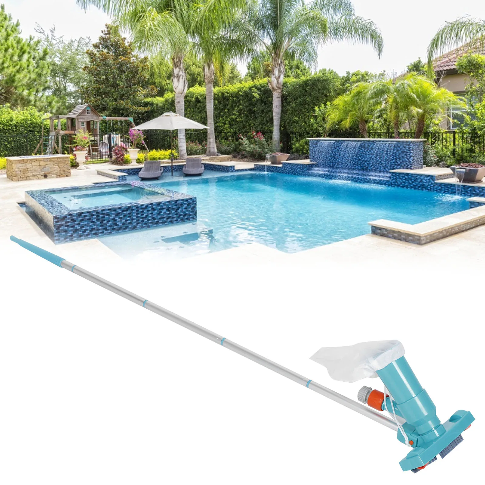 

Pool Vacuum Cleaning Kit Clean Bottoms Net For Pool Filter Swimming Pool Vacuum Cleaner Set Cleaning Skimmer Pools Tool