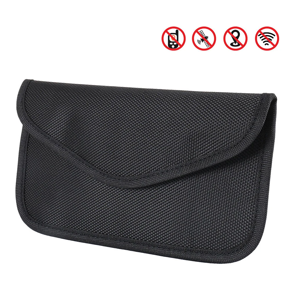 Car Key Fob Signal Blocking Pouch Anti Theft Key Fob Protector Portable Car RFID Signal Blocking Bag Anti-Hacking Case Blocker