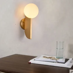 Nordic Minimalist Style Creative Golden Note Wall Light Living Room Bedroom Study Light Luxury Decoration Lighting Wall Lamp