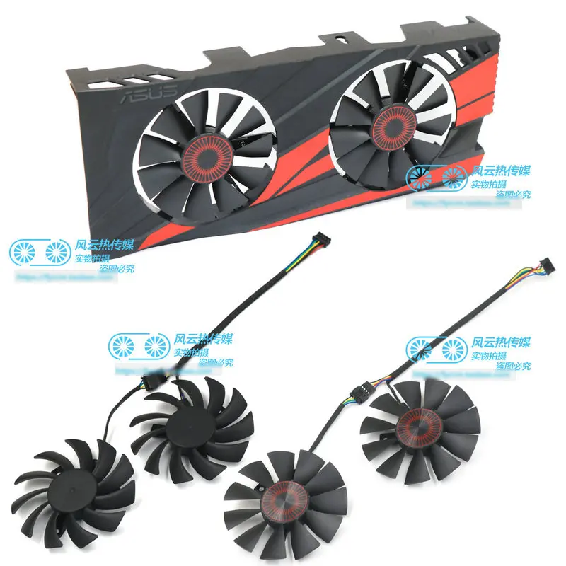 

New for ASUS GTX1060-03G GTX960 Graphics Card Cooling Fan T128010BH T128010SH FD7010H12D FD7010H12S