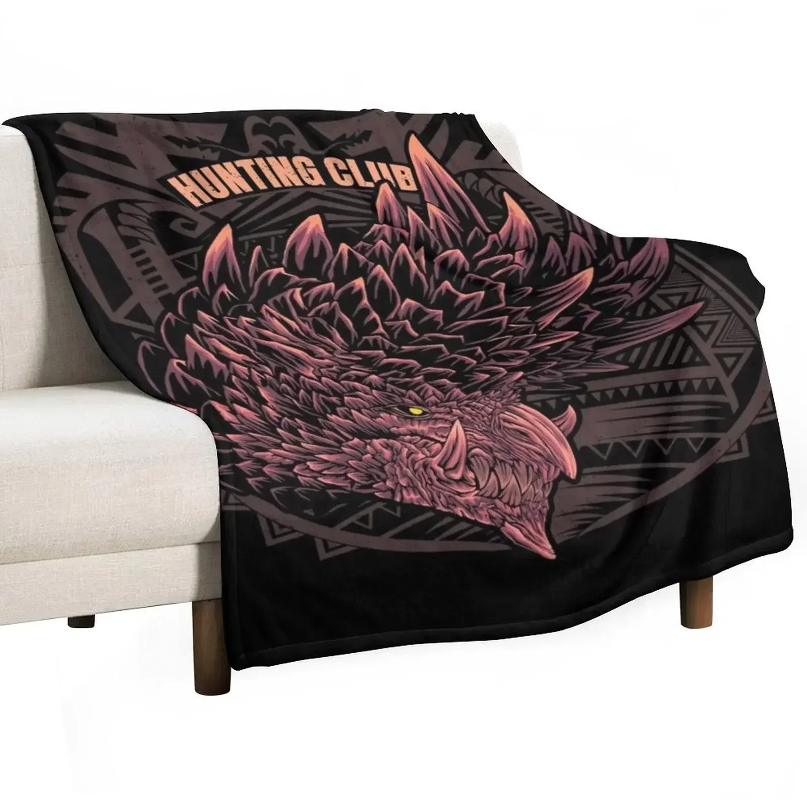 Alatreon Hunting Club Throw Blanket christmas gifts Large Blankets