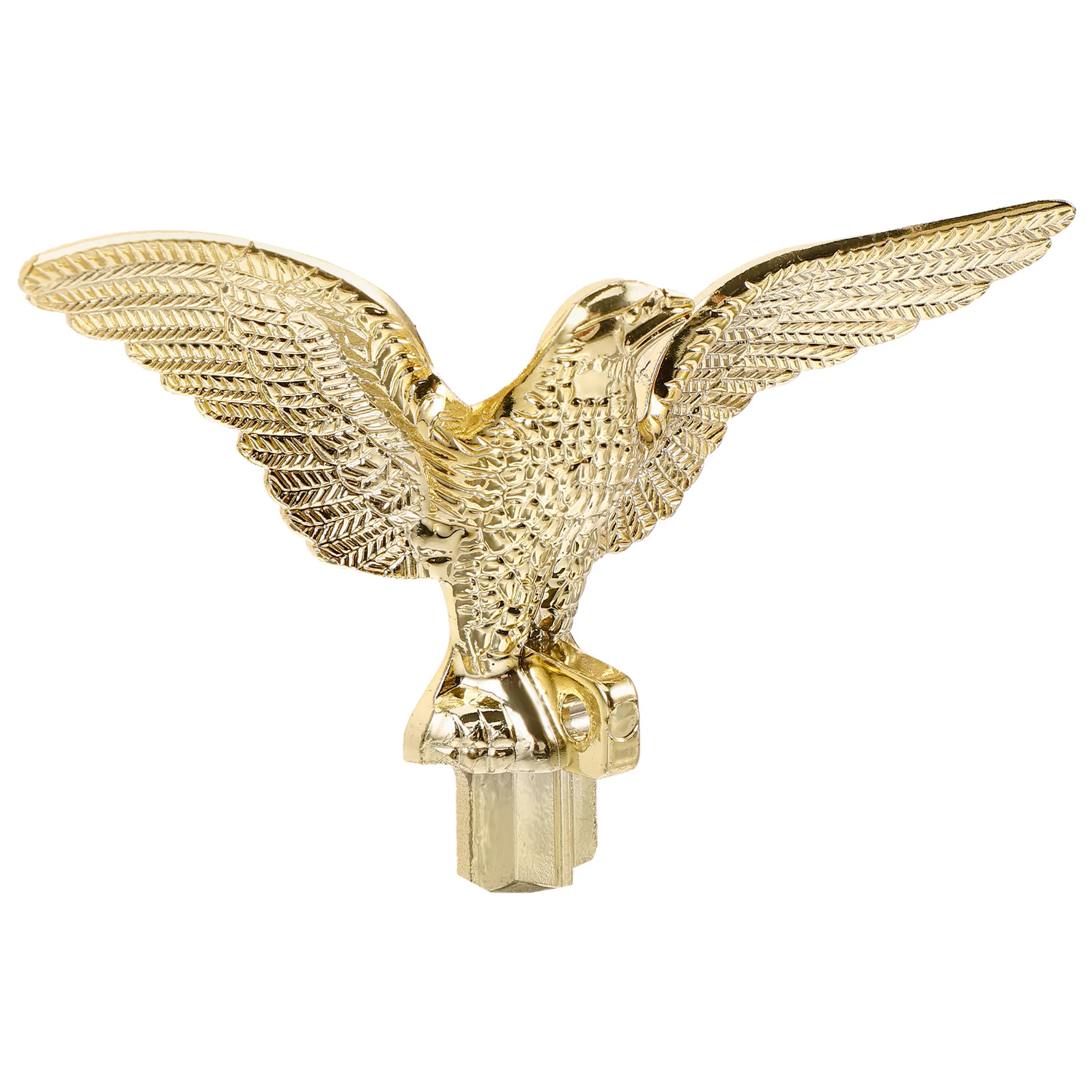 Plastic Flagpole Eagle Head Decorative Topper Outdoor Garden Meeting Room Flagpole Head Eagle Flag Topper Decorative Flagpole