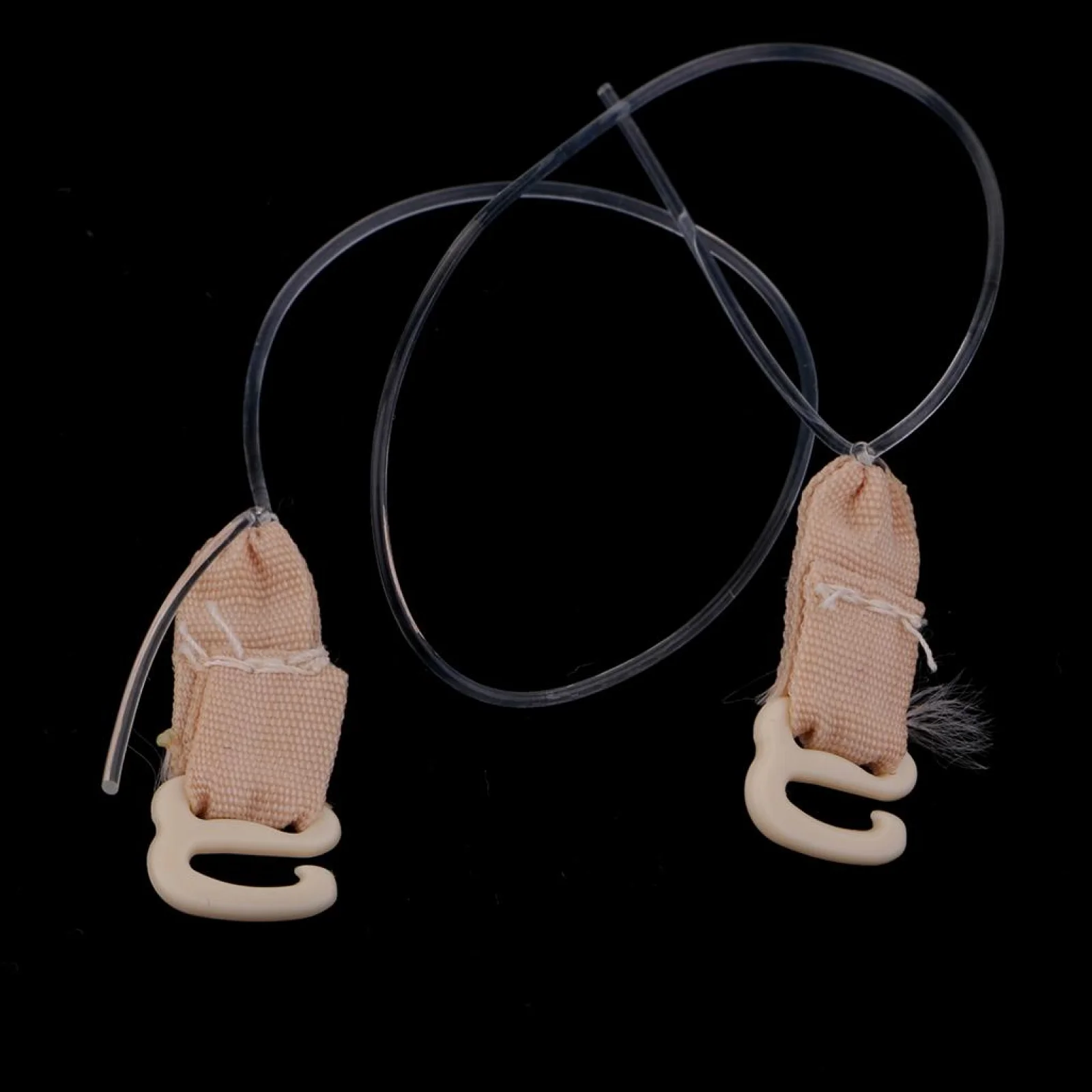 Fish Line Hair Extensions Secret Invisible Wire Nylon Cord Hook Adjustable for Wigs Human Hair Braided Wig Styling
