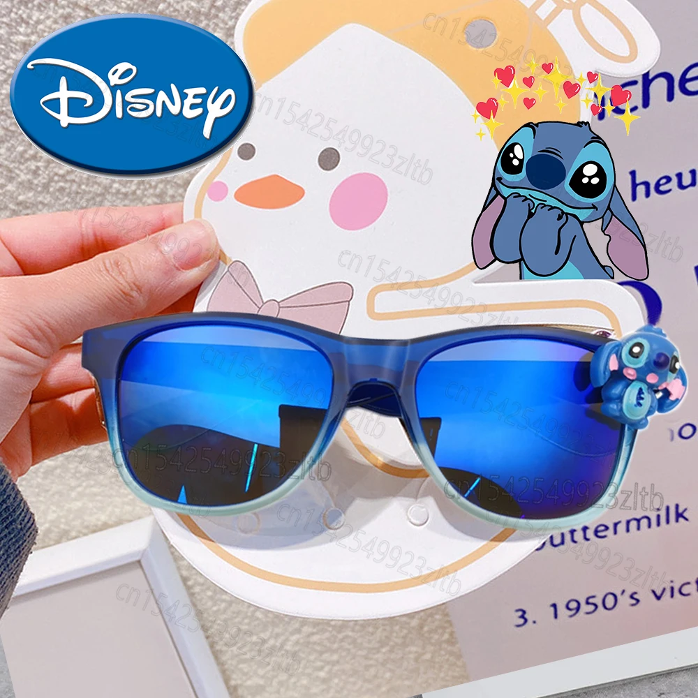 Marvel Spiderman Sunglasses Cartoon Disney Stitch Figures Glasses Children Boys Girls Glasses Cute Decoration Toys for Kids Gift