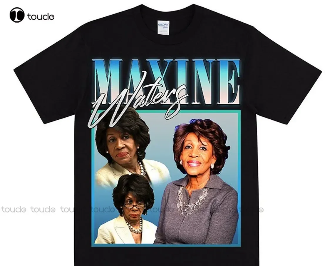 Maxine Waters T-Shirt Reclaiming My Time Gift For Progressives I Do Not Yield Feminism Printed Tee Maxine Waters Quote