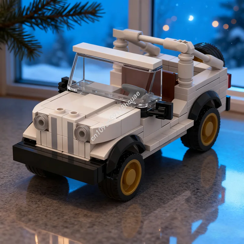 

230 шт. MOC обновленная модель Daisy Duke S Jeepped Cj 7 Cityed, рождественский подарок, строительные игрушечные блоки, сборка, сделай сам, образовательный кирпич для детей