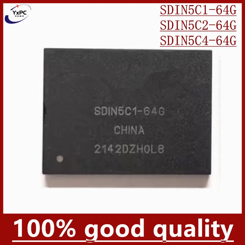 

SDIN5C1-64G SDIN5C2-64G SDIN5C4-64G SDIN5C1 SDIN5C2 SDIN5C4 64G BGA169 EMMC 64GB Flash Memory IC Chipset with balls