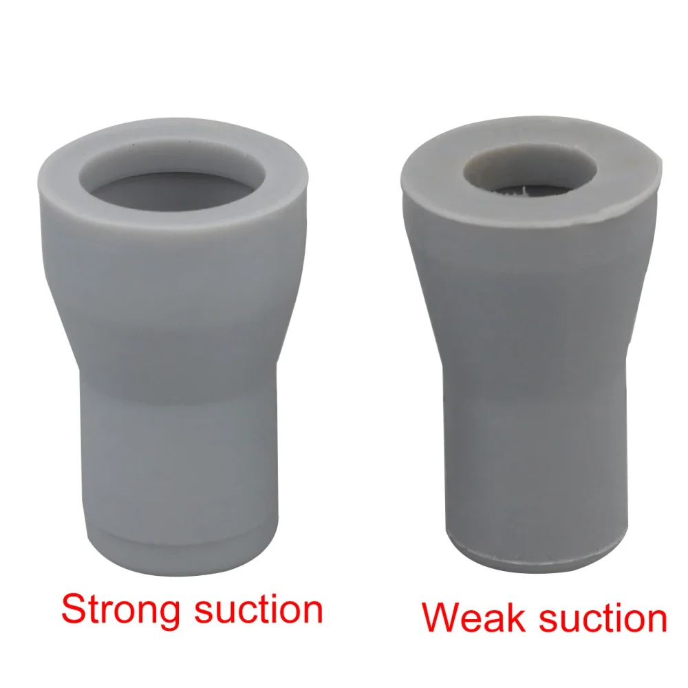10PCS Dentistry Materials Dentist Tool Dental Saliva Ejector Strong Weak Suction Rubber Snap Tip Adapter Replacement