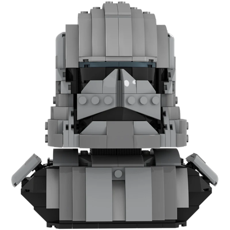 

526 шт. MOC Капитан Фасма бюст Звезда Битва Строительные блоки Идея рождественского подарка Master Series Коллекционное издание Модель