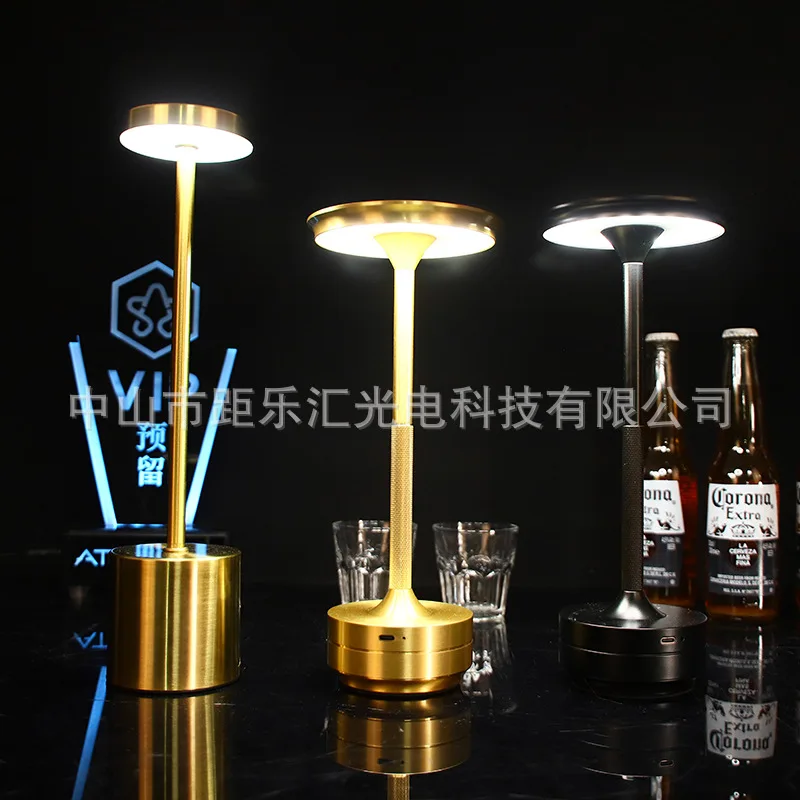 

LED charging bar desk lamp atmosphere light spotlight clear bar atmosphere light outdoor stall table light night light, table li