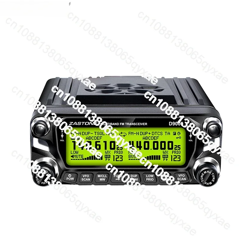 HF Ham Two Way Transceiver, D9000, 50W, UHF, VHF, 136-174,400-520MHz Zastone-Car Radio Station Walkie Talkie