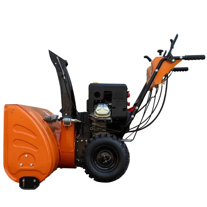 

Petrol Snowplow Snow Remover 6.5HP Snow Sweeper for Winter Road Cleaning