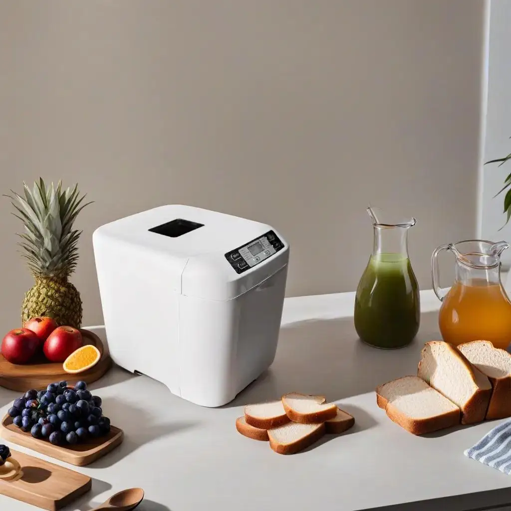 Keep Warm Bread Maker Machine, 2LB Bread Maker, 12-in-1 with Gluten Free Jam Yogurt Dough Auto Nut Dispenser 3 Crust Shades