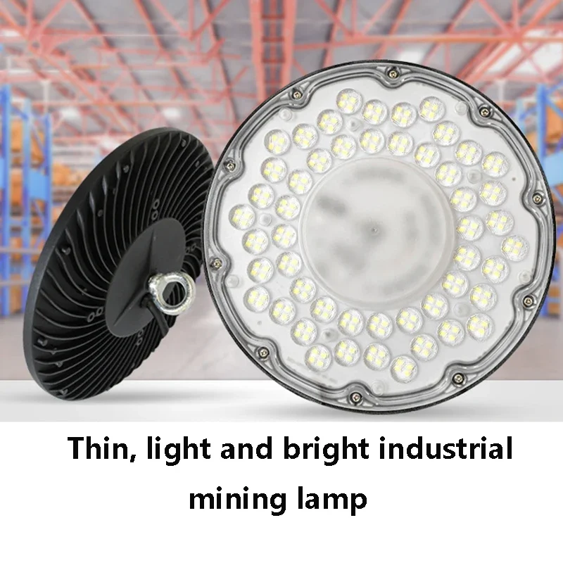 Thin and Light Led Industrial and Mining Lamps Workshop Factory Garage Lighting Warehouse Arena Badminton Swimming Pool Lights