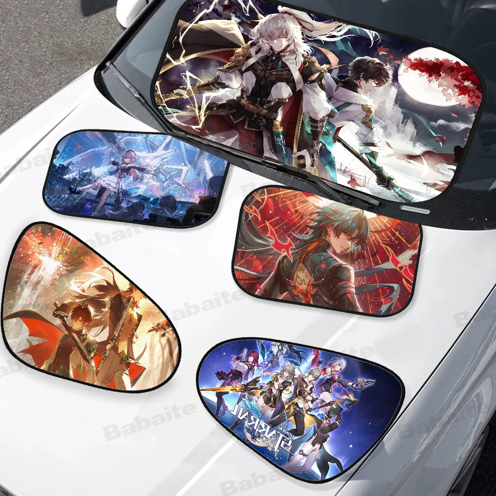 

Honkai Star Rail Game Car Sunshade Covers Cover Universal Car Curtain Auto Window Sun Shade Protector Accessories