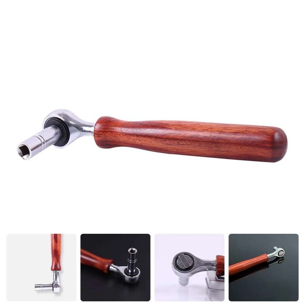 

Guzheng Tuning Wrench Easy to Use Musical Instrument Camera Spanner Alloy Portable Quadrilateral Tuner Brown