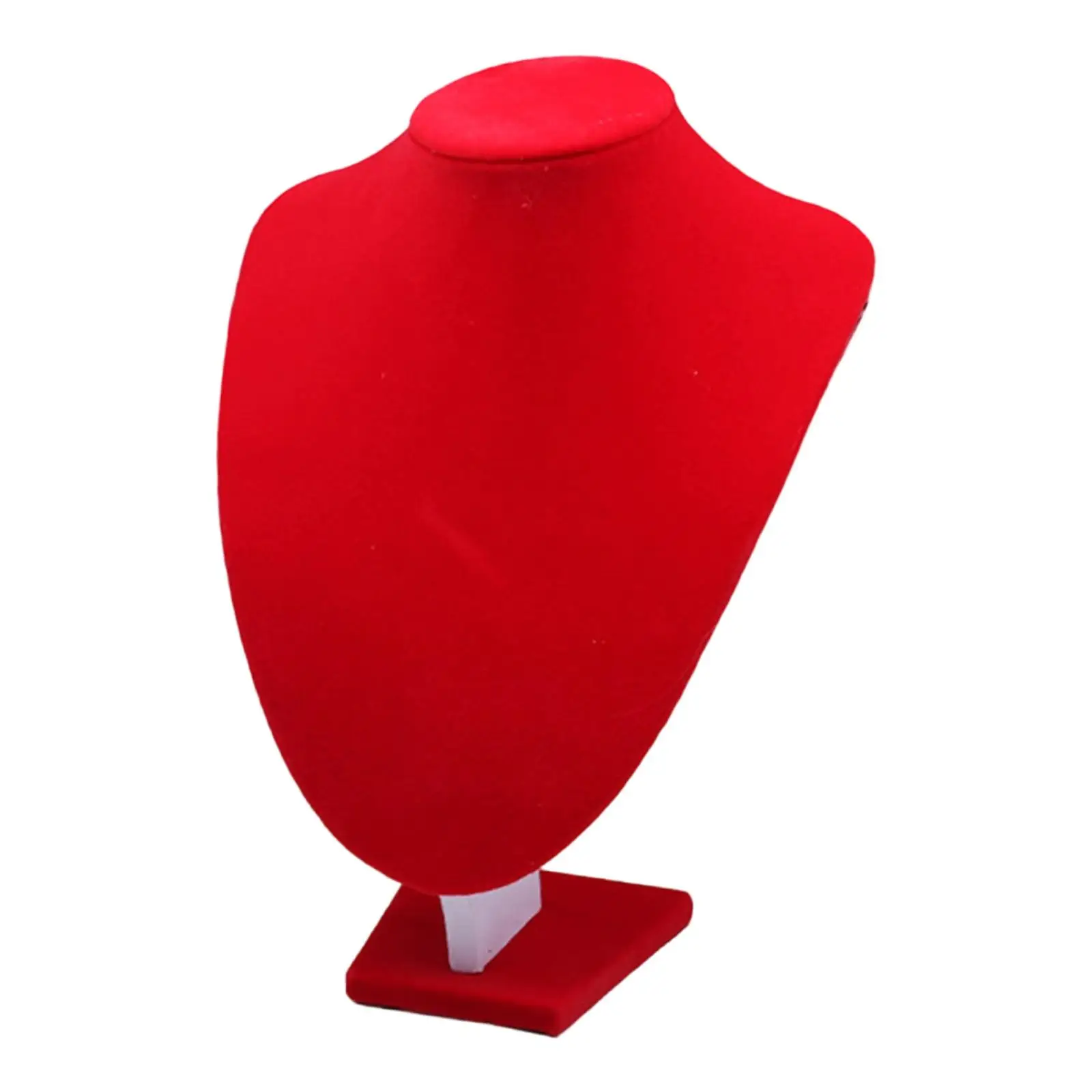 V Line Necklace Display Bust Stand Chains & Pendants Organizer for Store Counter Anti Scratches Elegant Versatile Soft
