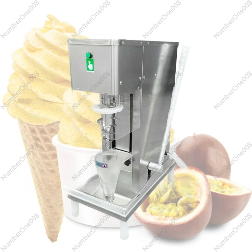 

110V 220V Stainless Steel Swirl Drill Yogurt Real Fruits Ice Cream Blender Mixer Frozen Fruit Swirl Drill Ice Cream Machine