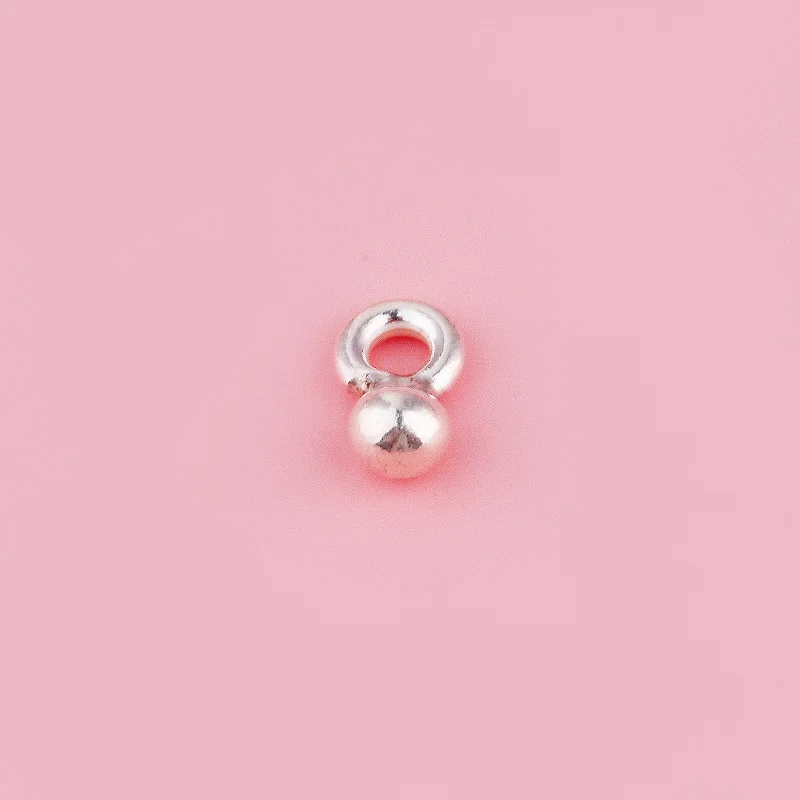 قلادة فول من الفضة النقية S925 إكسسوارات يدوية الصنع سوار فضي مع حبل منسوج من شيانغ ماي تايلاند #6