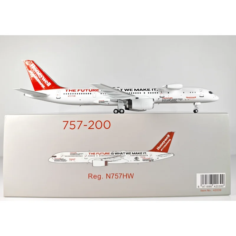 Modelli NG Diecast in scala 1/200 Honeywell B757-200 N757HW Collezione di modelli di aerei in lega Ornamento decorativo