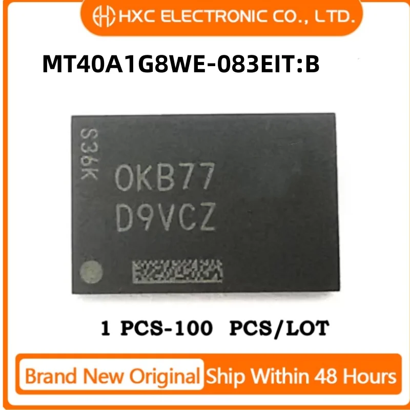 

1PCS/10PCS/50PCS/100PCS MT40A1G8WE-083EIT:B Brand MT40A1G8WE New Original IC CHIP