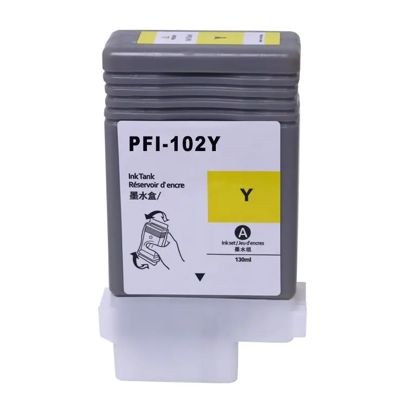 PFI-120 PFI120 130ML 5Pcs/Set Pigment Ink Cartridge Compatible for Canon TM-200 TM200 TM-205 TM205 TM-300 TM300 TM-305 TM305