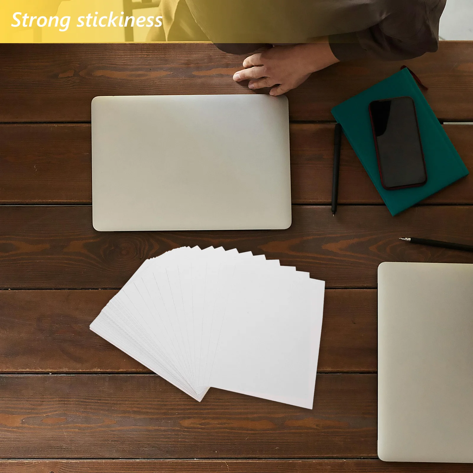 150 Stück große Etiketten, Aufkleber, weiß, matt, Papier, Drucker, leer, beschreibbar, Adresse, Versand, Lagerung, Logistik, Etikettendrucker, transparent