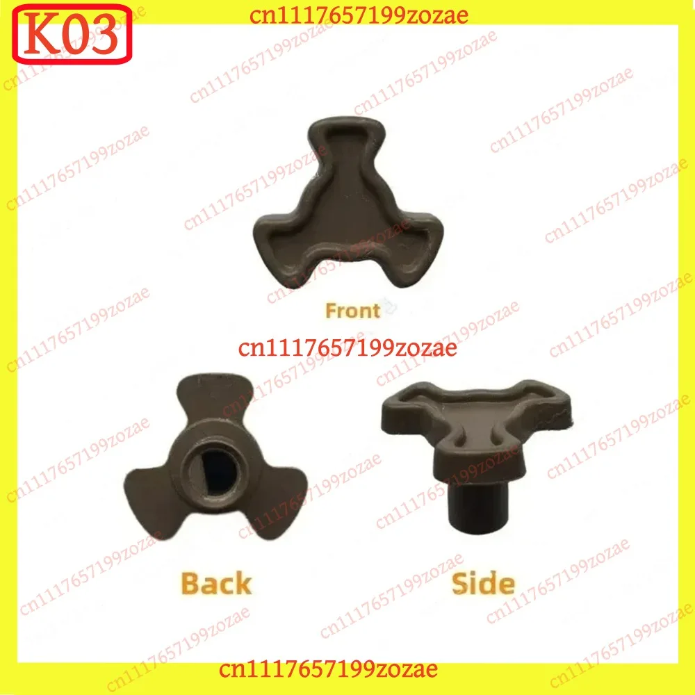 K03 Turntable Motor Drive Connection Knob for Microwave Oven HB84H500, Replacement Parts