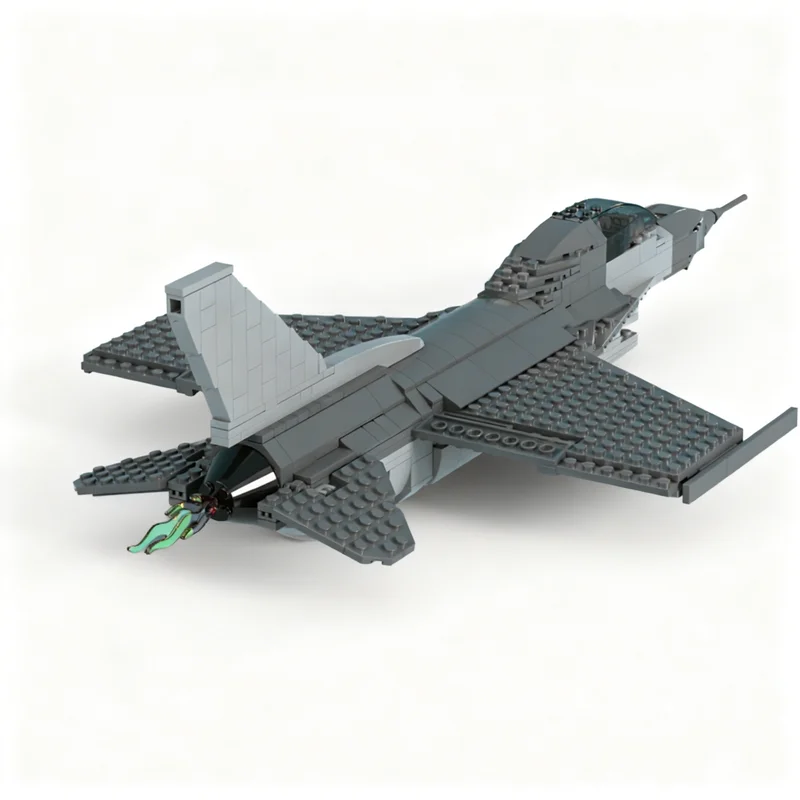 544 pièces MOC F Fighting Falcon Creator Expert, jouet de construction en blocs, assemblage, cadeaux de Noël, idée de bricolage, éducation