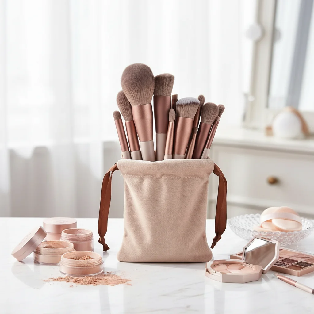13피스 전문가용 메이크업 브러쉬 세트 부드러운 모 아이섀도우 파운데이션 블러셔 파우더 브러쉬 뷰티 메이크업용
