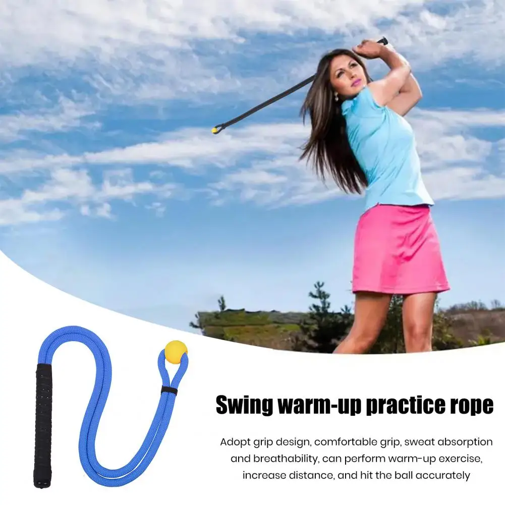 

Golf Swing Fitness Rope Golf Swing Trainer Rope for Warm-up Posture Correction Practice Aid for Beginners Golf Lovers Posture