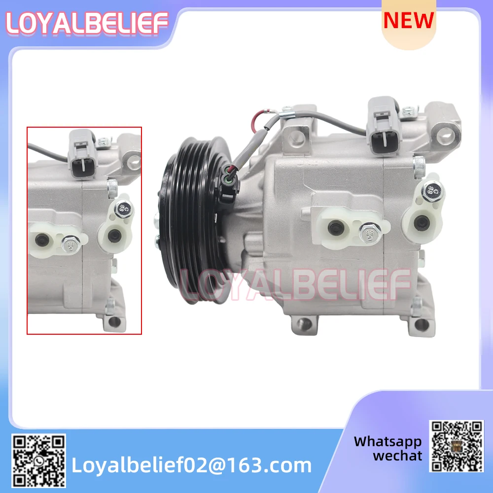 

SCSA06C COMPRESSOR For Toyota Corolla Altis Yaris 1.3 1.5 883101A580 447180-9220 88320-1A481 88320-1A550 447220-6361 447220-6362