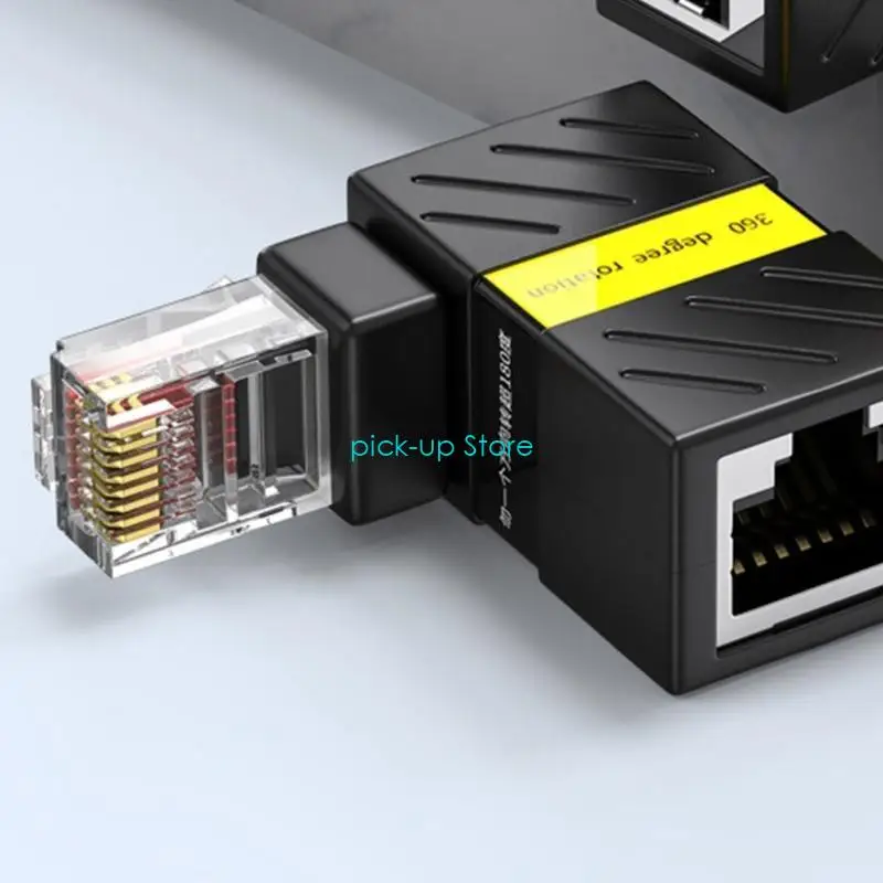 Q5WA RJ45 Ethernet Adapters Compatible for Cat6 Ethernet Cable Adapter RJ45 Male To Female Networking Extender