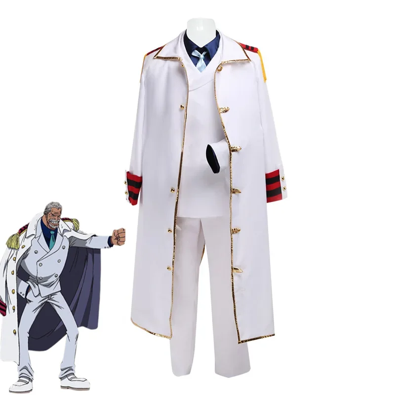 

bilibili Monkey D Garp Cosplay Full Set Cloak Coat Pants Adult Anime Halloween Party Costume Uniform Clothing