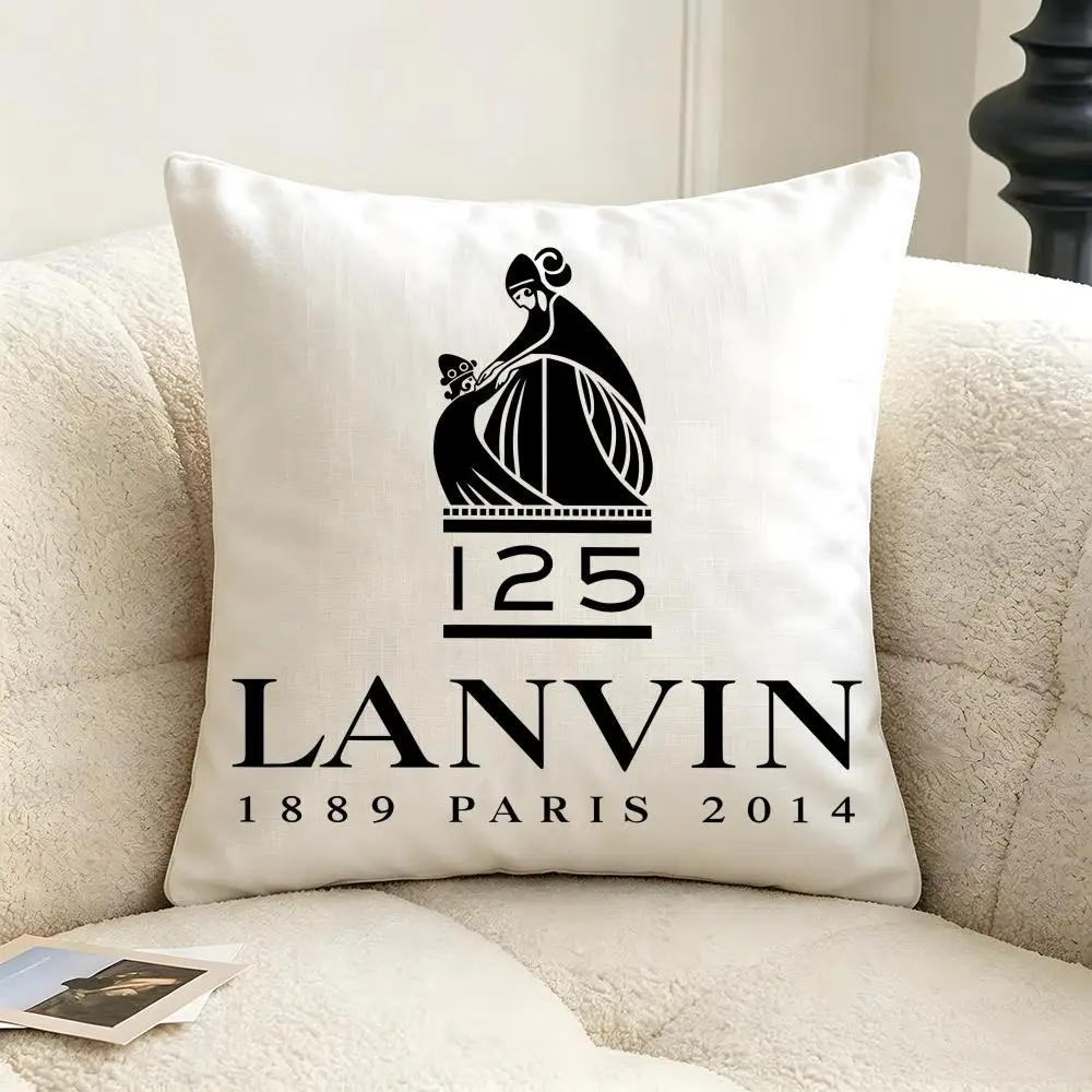 Funda de cojín marca L-LANVIN, funda de almohada, funda de cojín para sofá, decoración del hogar, producto popular