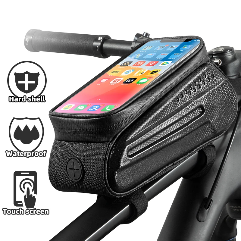 

Cycling Bicycle Saddle Bag Mobile Phone Bag Waterproof Cycling Bag Mountain Bike Frame Bag Storage Box Cycling Accessories