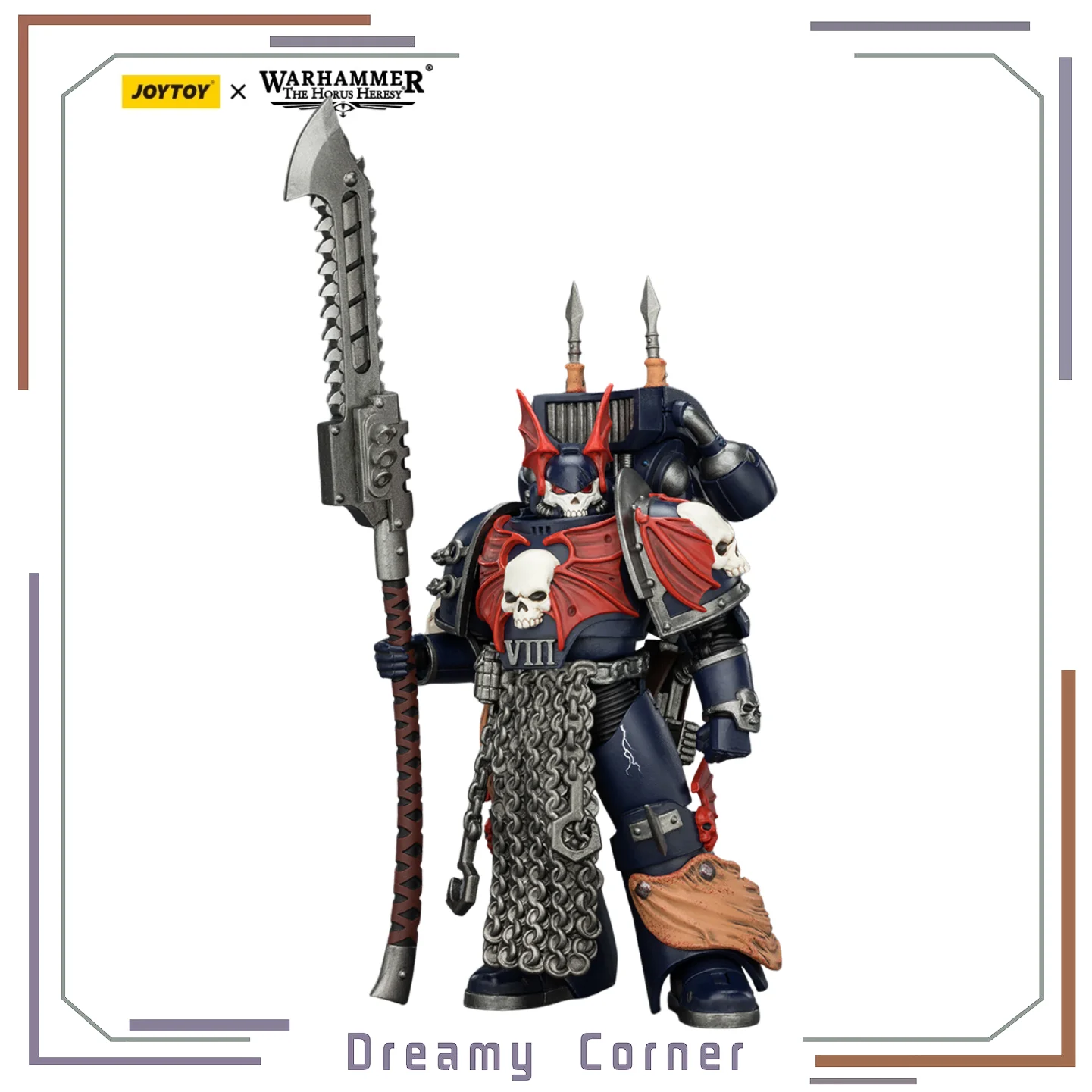 

【Pre-sale】JOYTOY Warhammer 40K Night Lords Legion Praetor with Jump Pack 1/18 Action Figure