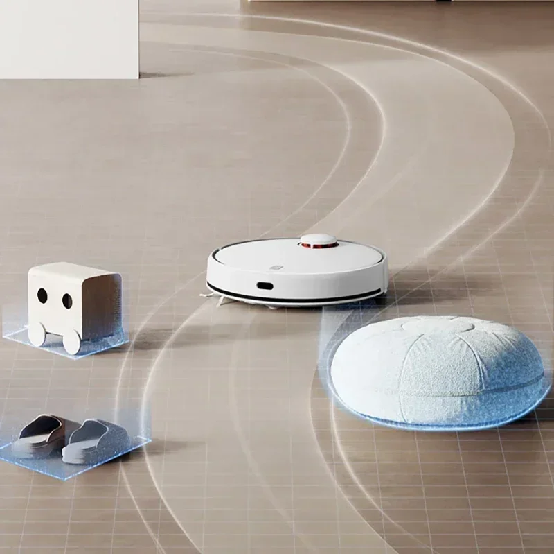 XIAOMI MIJIA Robot odkurzający MOP 3 bezprzewodowy odkurzacz MJST1S 3200 mAh 4000 Pa ssanie 99,9% antybakteryjny Mop 3C domowy robot zamiatający