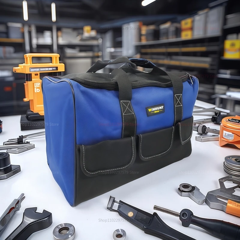 マルチポケット電気技師収納バッグ多機能ツールバッグ厚みのある大容量防水耐摩耗性ツールキット
