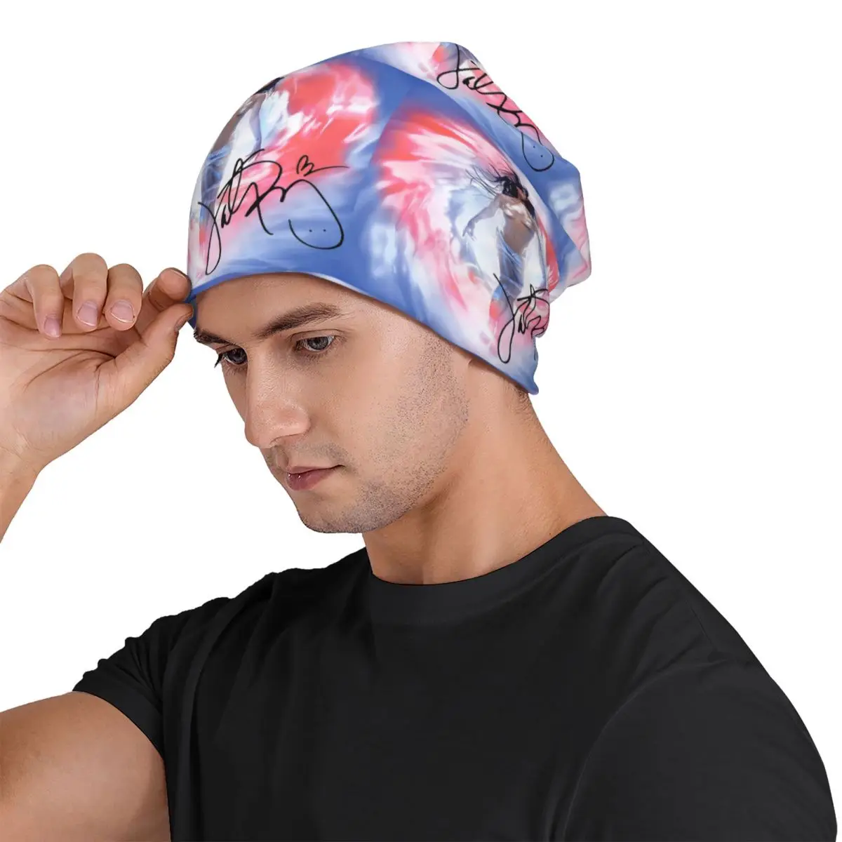 Katy Perry Autograph Unisex Adult Beanies Caps Knitting Bonnet Hat Warm Fashion Autumn Winter Outdoor Skullies Hats